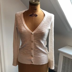 Lilly Pulitzer White Cardigan Sweater Size Medium